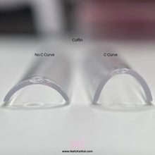 Load image into Gallery viewer, 2XL C-Curve Coffin Half-Covered Nail Tips