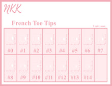 Load image into Gallery viewer, French Toe Tips- Soft Gel

