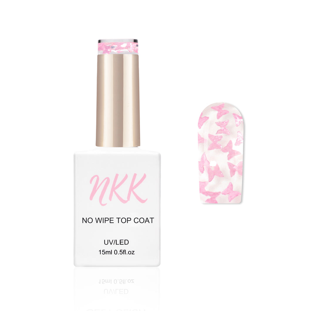#5 Butterfly top coat: Pink