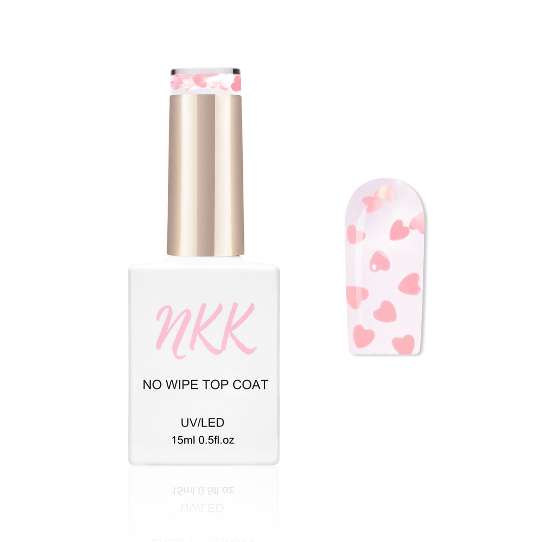 Pink Hearts Top Coat- 02