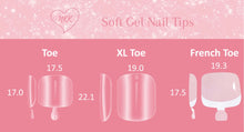 Load image into Gallery viewer, French Toe Tips- Soft Gel
