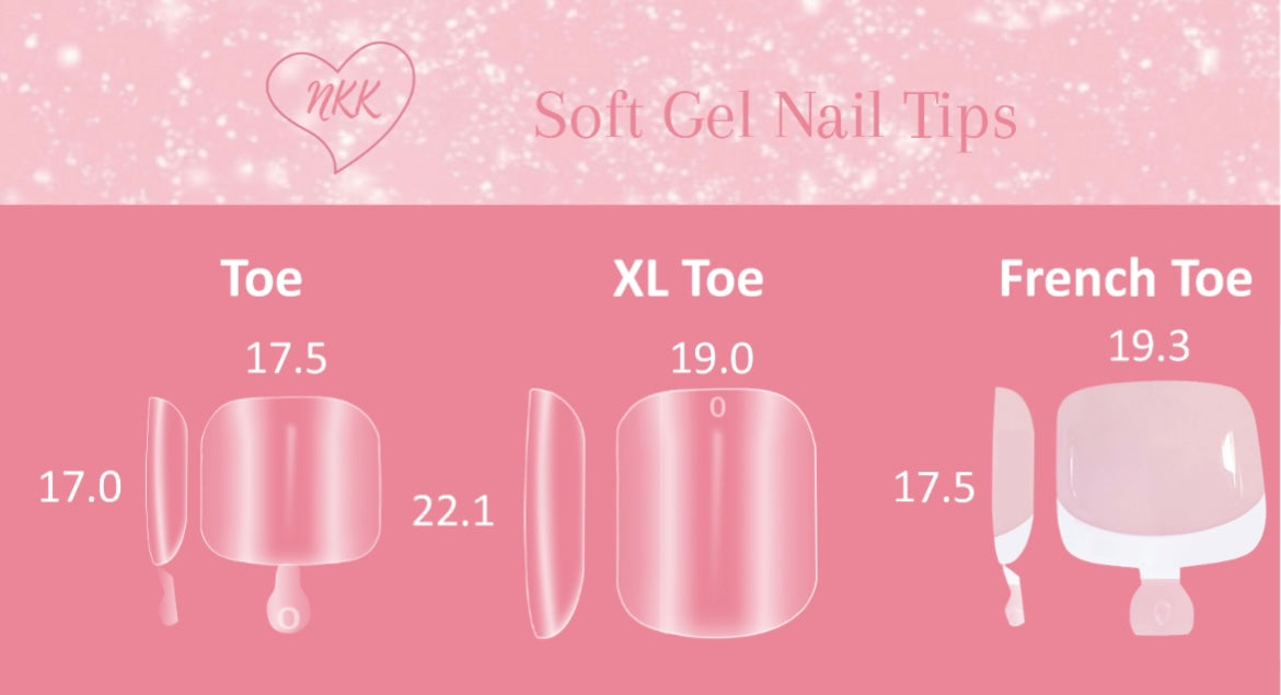 French Toe Tips- Soft Gel – NailzKatKat